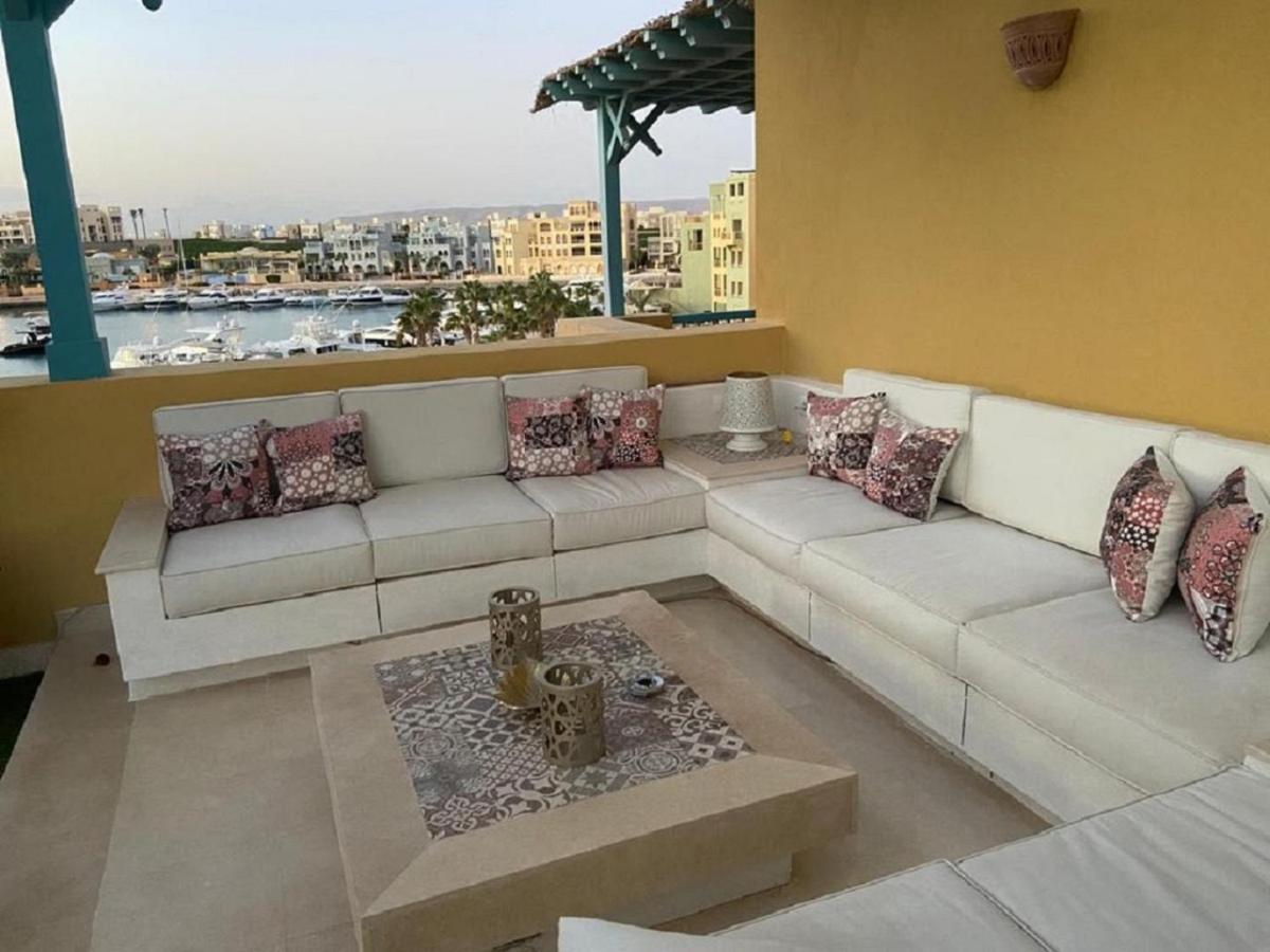 Heated Jacuzzi 2BR Apartment on Yacht view Hurghada Exterior foto