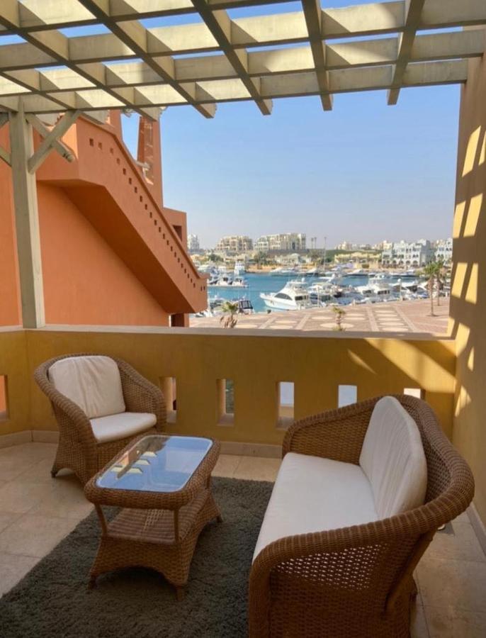 Heated Jacuzzi 2BR Apartment on Yacht view Hurghada Exterior foto